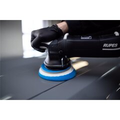 Gąbka do polerowania Garage Freaks Shield Wax Foam Pad - ultra miękka, niebieska, 150mm