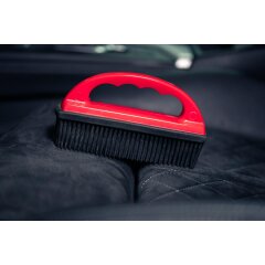 Brosse Spéciale - Brosse en caoutchouc avec poignée rouge