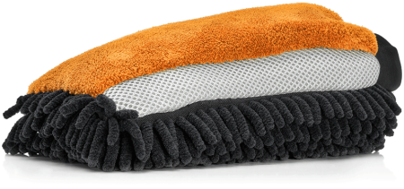 Nuke Guys - 3 Way Wonder - Microfibre Washing Glove orange