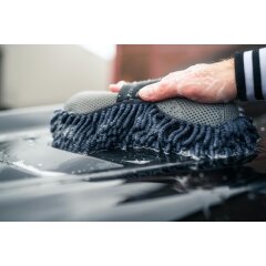 Nuke Guys - Éponge de lavage 2 en 1 - Chenille - Filet à insectes noir