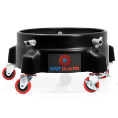 Grit Guard Black 5 Caster Bucket Dolly with decal schwarz
