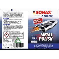 SONAX XTREME - Metal Polish 150 ml