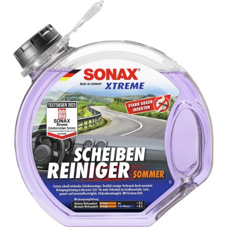 Nettoyant pour vitres SONAX XTREME été, prêt à lemploi, 3L