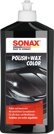 SONAX Polish+Wax Color schwarz 500ml