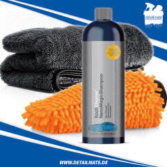 Kit de lavage de voiture detailmate - Shampooing...