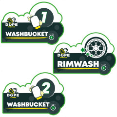 Dope Fibers - Naklejki na Wiadro