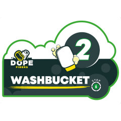 Dope Fibers - Bucket Sticker Washbucket 2