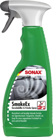 SONAX - SmokeEx Odour Killer & Freshener Spray Green Lemon