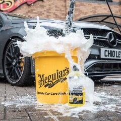 Zestaw do mycia samochodu - Meguiars Wash & Wax Autoshampoo 473 ml + Wiadro 5 GAL + Mikrofibra