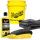 Zestaw do mycia samochodu - Meguiars Wash & Wax Autoshampoo 473 ml + Wiadro 5 GAL + Mikrofibra