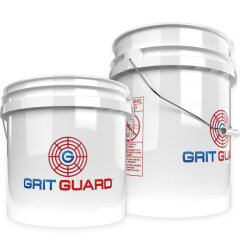 Grit Guard Wascheimer weiß Logo