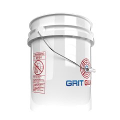 Grit Guard Wascheimer 5 Gal weiß Logo