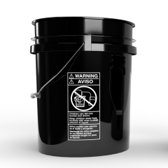 Magic Bucket Washing Bucket 5 US Gallons (approx. 20 litres) Black