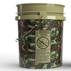 Wiadro do mycia Magic Bucket 5 US galonów (ok. 20 litrów) Camouflage Green