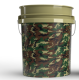 Magic Bucket Washing Bucket 5 US Gallons (approx. 20 litres) Camouflage Green