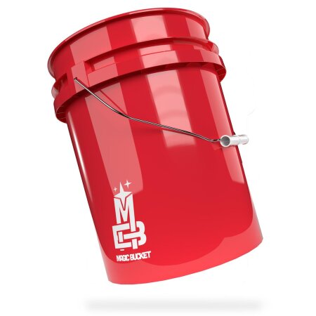 Magic Bucket Washing Bucket 5 US Gallons (approx. 20 litres) Red