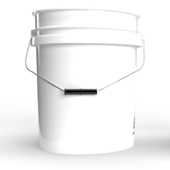 Magic Bucket Washing Bucket 5 US Gallons (approx. 20 litres) White