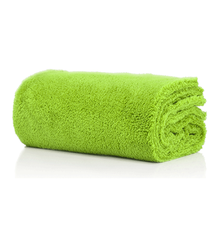 Edgeless superfluff 550 GSM 40x40cm microfiber cloth green