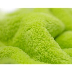 Edgeless superfluff 550 GSM 40x40cm microfiber cloth green