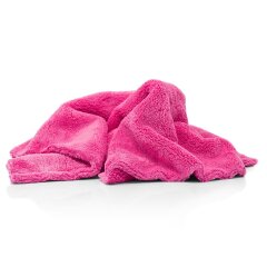 Edgeless superfluff 550 GSM 40x40cm microfiber cloth pink