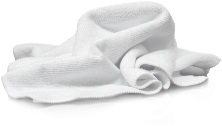 Premium Mikrofasertuch 320 GSM 40x40cm weiß