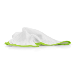 Chiffon Microfibre Gaufré 450 GSM 35x35cm Vert