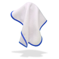 Mikrofaser Waffeltuch 450 GSM 35x35cm blau / grün