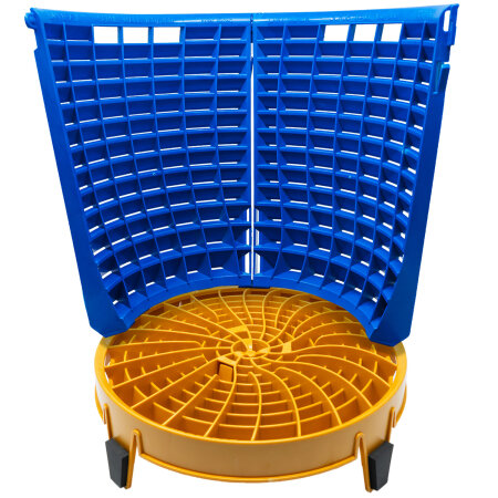 Scrub Wall 180 Grad (2-teilig) in Blau mit Dirt Lock Gold made by The Detail Guardz - Zubehör für die Autowäsche