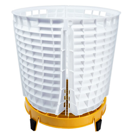 Scrub Wall 360 stopni (4 części) w kolorze białym z Dirt Lock Gold od The Detail Guardz - akcesoria do mycia samochodów