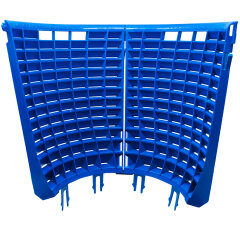 Scrub Wall 360 Grad (4-teilig) in Blau mit Dirt Lock Blau made by The Detail Guardz - Zubehör für die Autowäsche