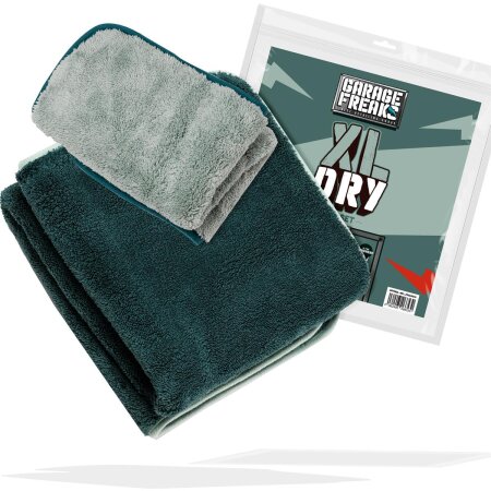 Garage Freaks - Set of 2 - XL DRY - Dry Cloth 50x80cm & 40x40cm, 1200 GSM