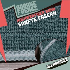 Garage Freaks - Pack de 6 - POLYVALENT - 40x40cm, 380 GSM