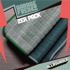 Garage Freaks - 2er Pack - ALLROUNDER - 40x40cm, 380 GSM