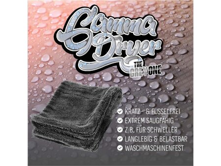 Nuke Guys - Gamma Dryer S - Mikrofaser Trockentuch  - 1400 GSM - grau 40 x 40 cm