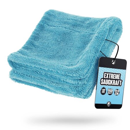 Nuke Guys - Gamma Dryer S - Serviette de séchage en microfibre - 1400 GSM - bleu 40 x 40 cm