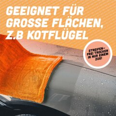 Nuke Guys - Gamma Dryer L - Mikrofaser Trockentuch  - 1400 GSM - orange 40 x 60 cm
