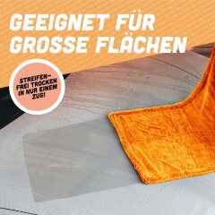 Nuke Guys - Gamma Dryer XXL - Mikrofaser Trockentuch  - 1400 GSM - orange 50 x 80 cm