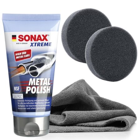SONAX XTREME - Metal Polish 150 ml + Zubehör - Set