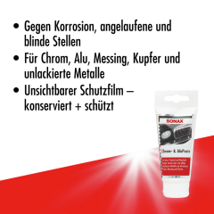 SONAX Chrom+AluPaste 75 ml