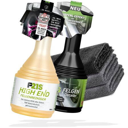 Rim Detailer Set-incl. Dr. Wack HIGH END Rim Cleaner