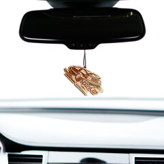 DopeFibers - SCENTS - Holz - Duftanhänger -  unbeduftet SpaceCar (unscented)