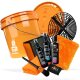ADBL Exterior Sample Set + 3,5 GAL Magic Bucket orange mit Deckel + Grit Guard + Mikrofasertuch