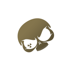 Nuke Guys Sticker Gold 11 cm