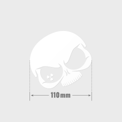 Nuke Guys Aufkleber Weiß 11 cm