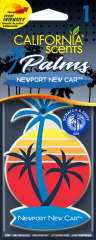 California Scents Car Palm Lufterfrischer Newport New Car