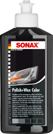 Sonax Polish+Wax Color schwarz 250ml