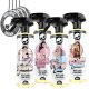 Nuke Guys Parfum Voiture - Spray Parfumé 0,5 L Quatuor Parfumé + 4x Pendentifs Nuke Guys Inodores