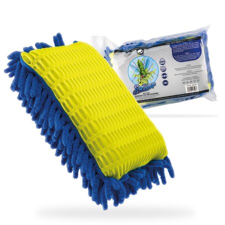 Microfiber Twist Pile Fabric 450gsm Blue Mop Fabric Cleaning Fabric