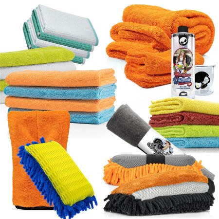 Nuke Guys Set de Microfibres avec Chiffon Microfibre + Detergent + Mesure Griffin