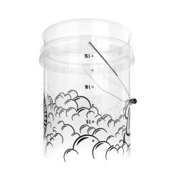 Nuke  Guys Wascheimer Transparent 5 GAL Wash Clear Bucket